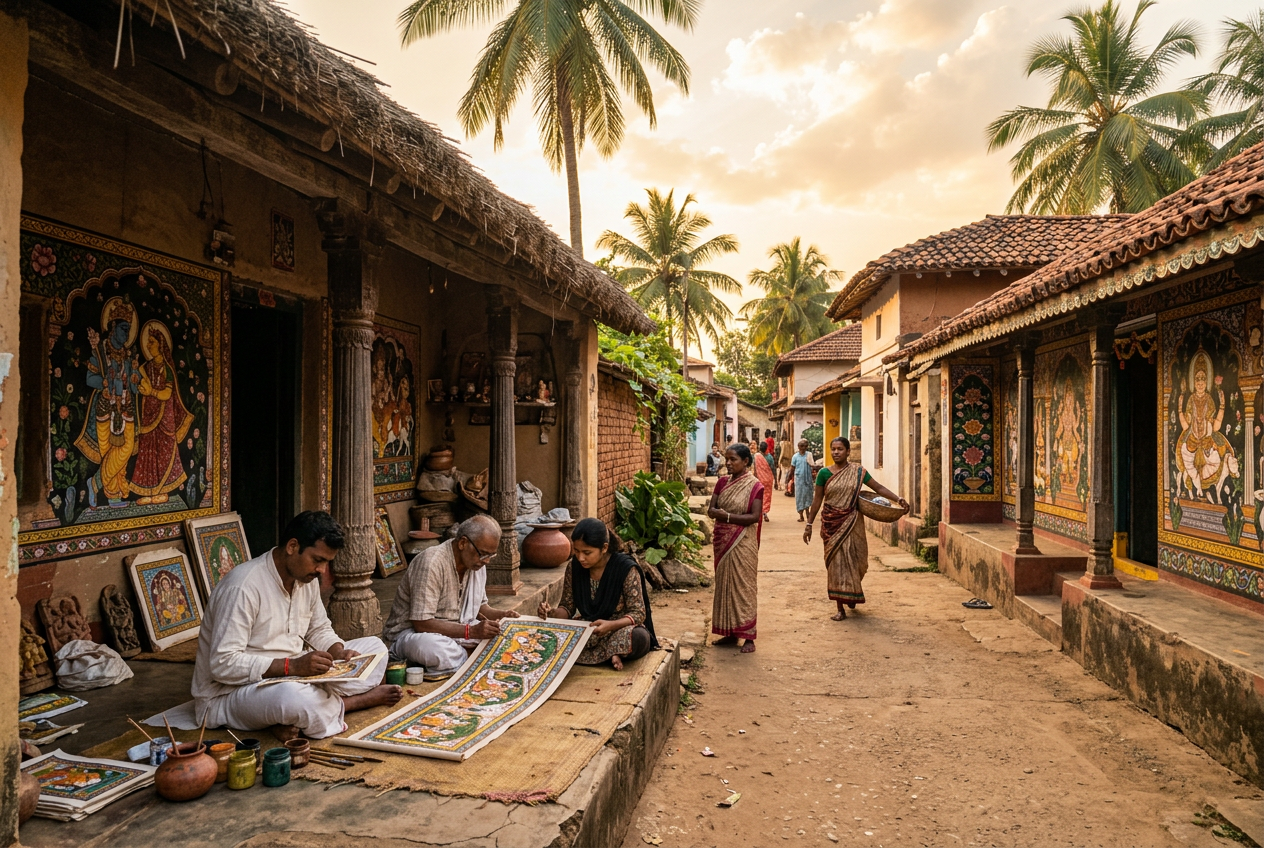Raghurajpur: the village where every home is a studio