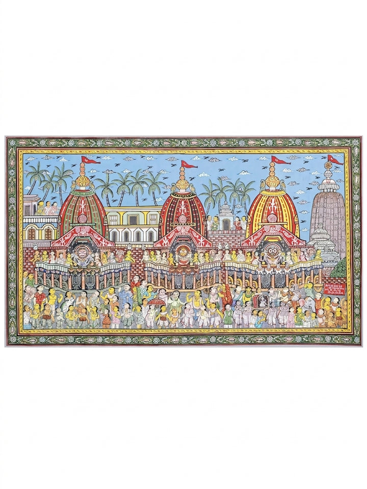 Jagannath Rath Yatra - Puri Painting on Canvas · view 1