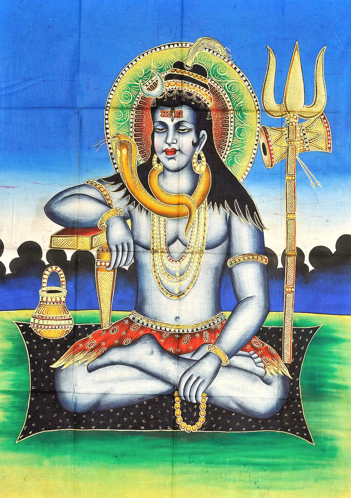 Meditating Shiva Painting · view 1