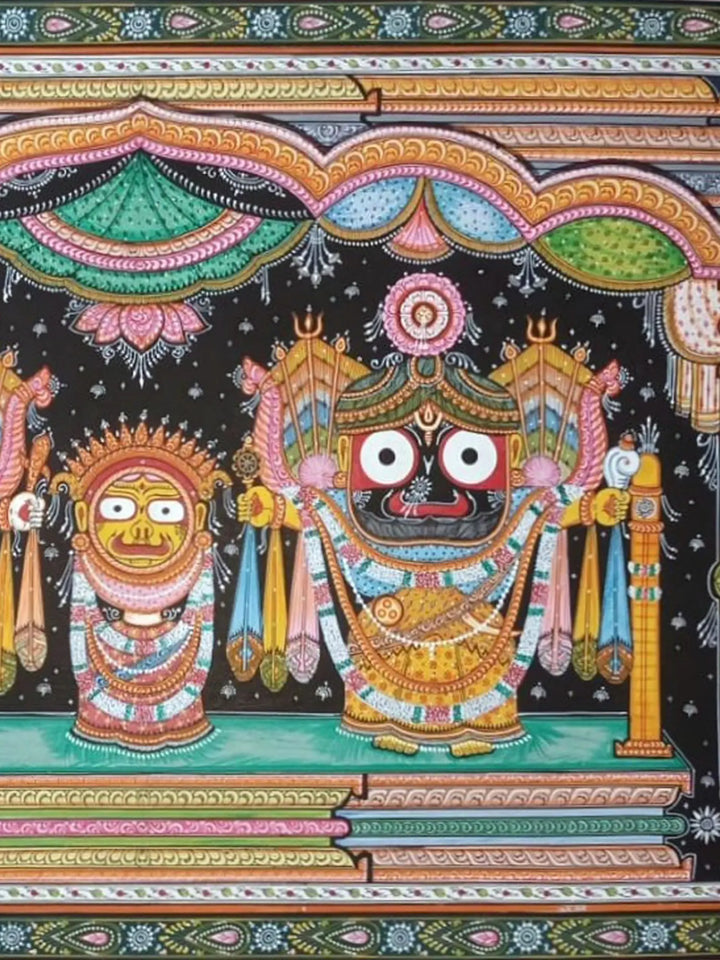 Lord Jagannath Painting on Canvas · view 4