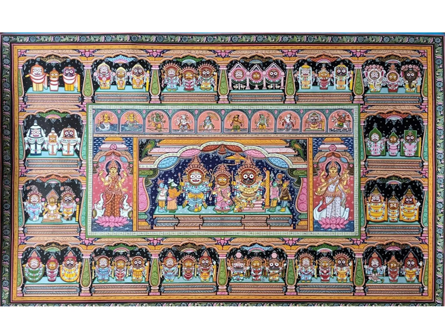 Jagannath Painting on Canvas