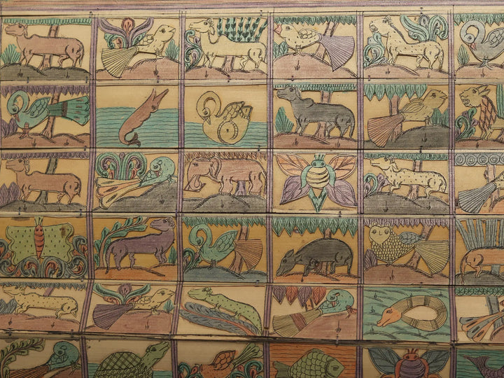Wildfile Story Painting on Palm Leaf · view 2