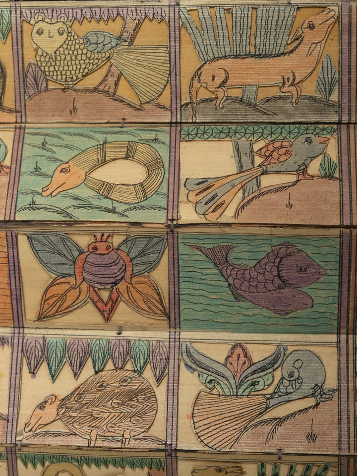Wildfile Story Painting on Palm Leaf · view 4