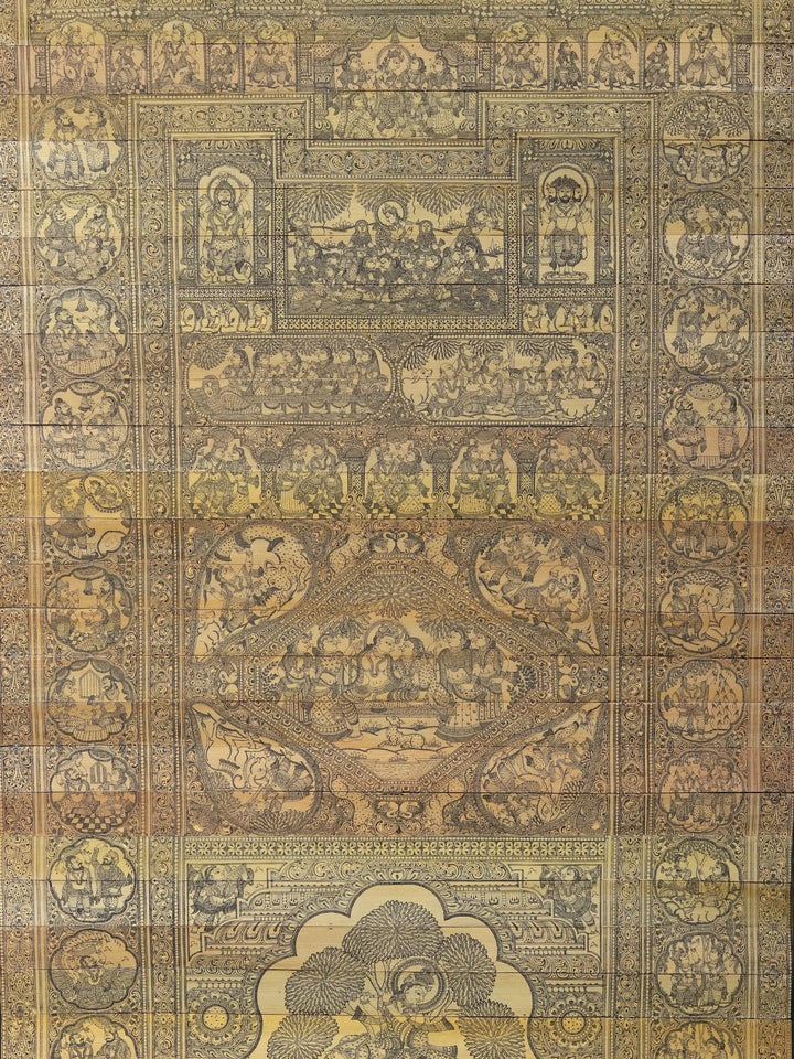 Shri Krishna Gatha Painting on Palm Leaf · view 2