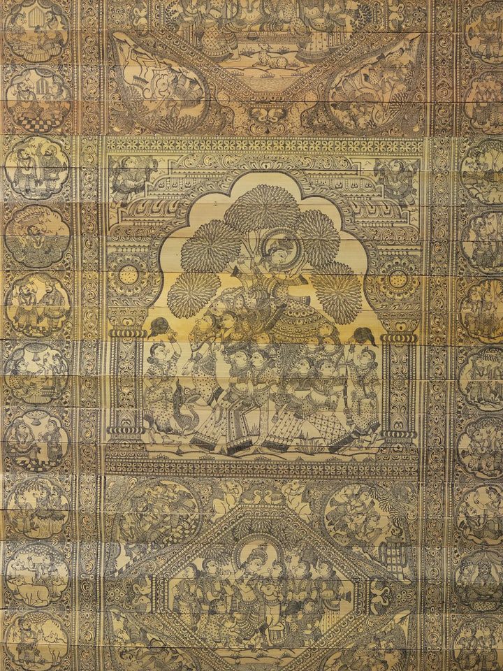 Shri Krishna Gatha Painting on Palm Leaf · view 3