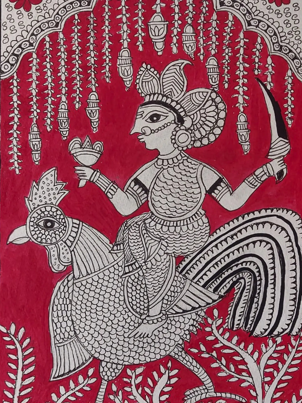 Mata Ni Pachedi - Story of Nomad | Watercolor on Brusto Paper | By Prachi Deshpande
