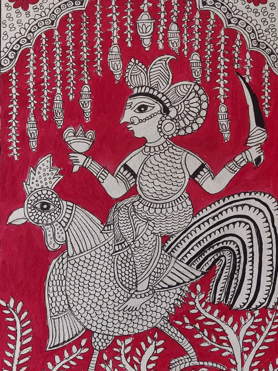 Mata Ni Pachedi - Story of Nomad Painting on Paper