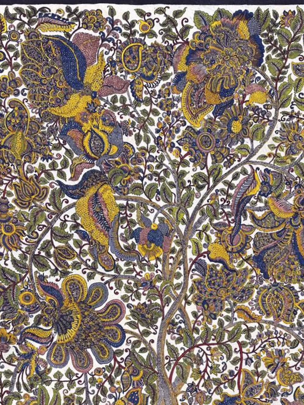 Tree of Life - Mata Ni Pachedi | Natural Color on Cotton Cloth | By Sanjay Chitara