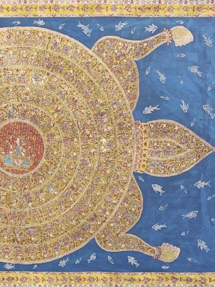 Attraction of Centre - Mata Ni Pachedi Painting · view 4