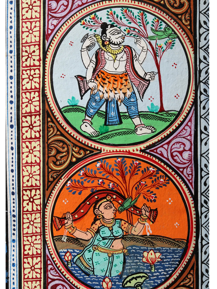 Life Story of Lord Ganesha Painting on Canvas · view 4