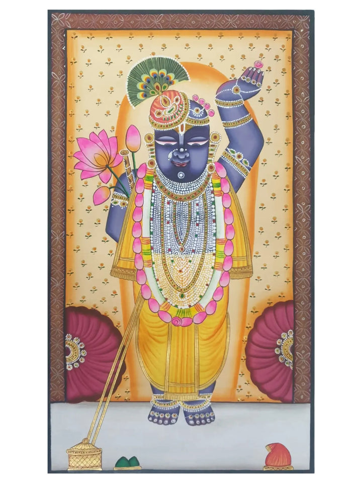 Lord Shrinathji with Shringar Painting · view 1