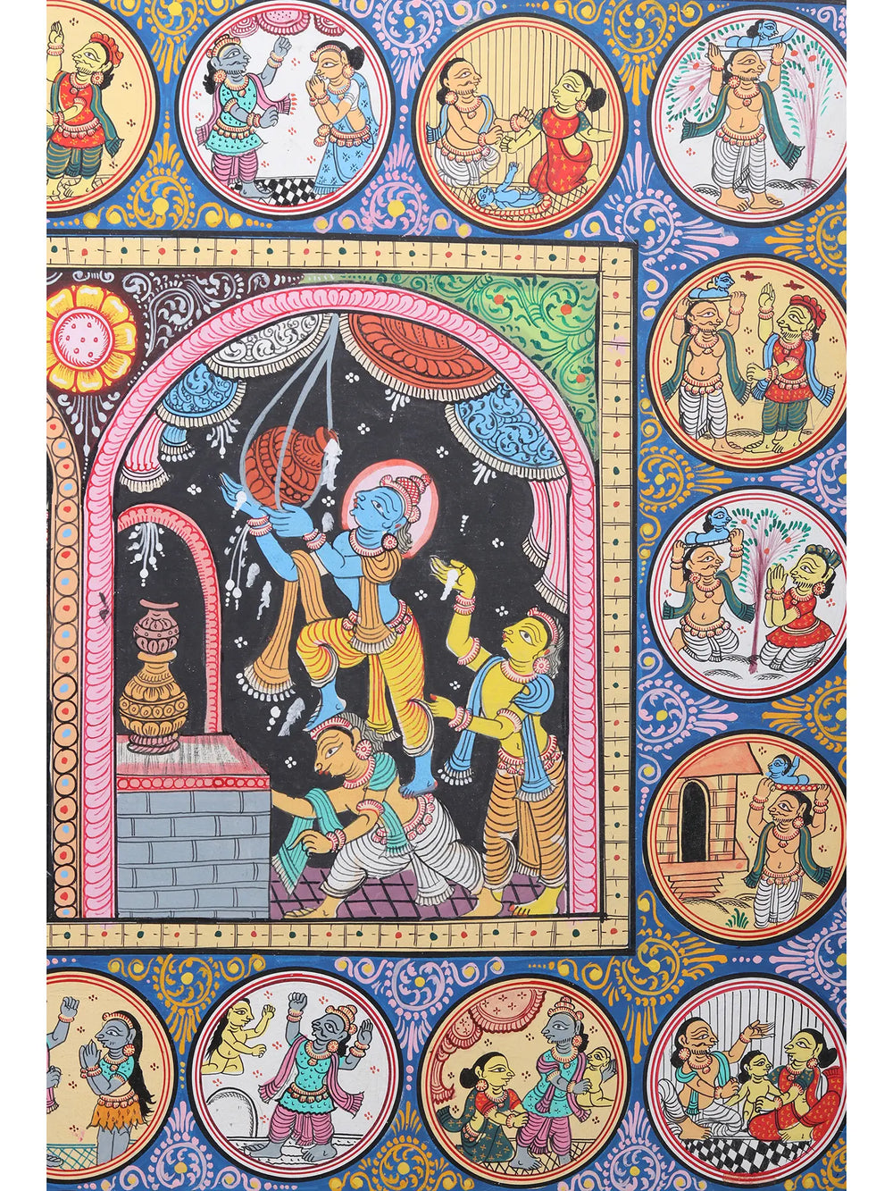 Episodes of Krishna's Story | Pattachitra Art By Purna Chandra