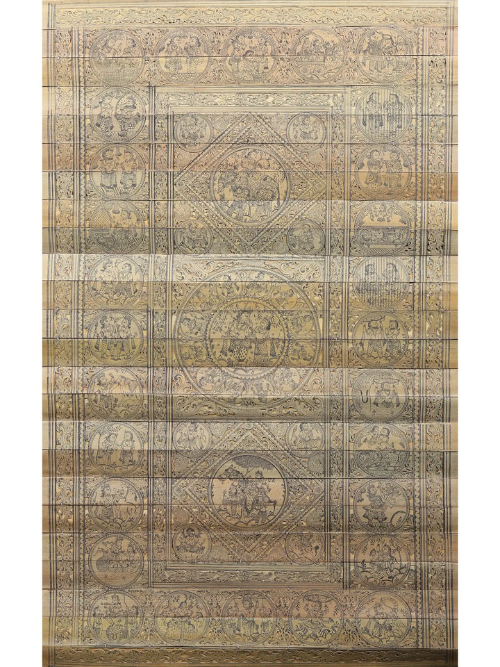 Raas Leela Painting on Palm Leaf · view 1