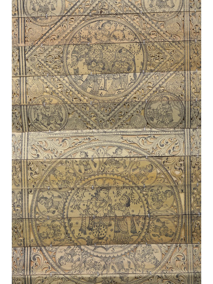Raas Leela Painting on Palm Leaf · view 2