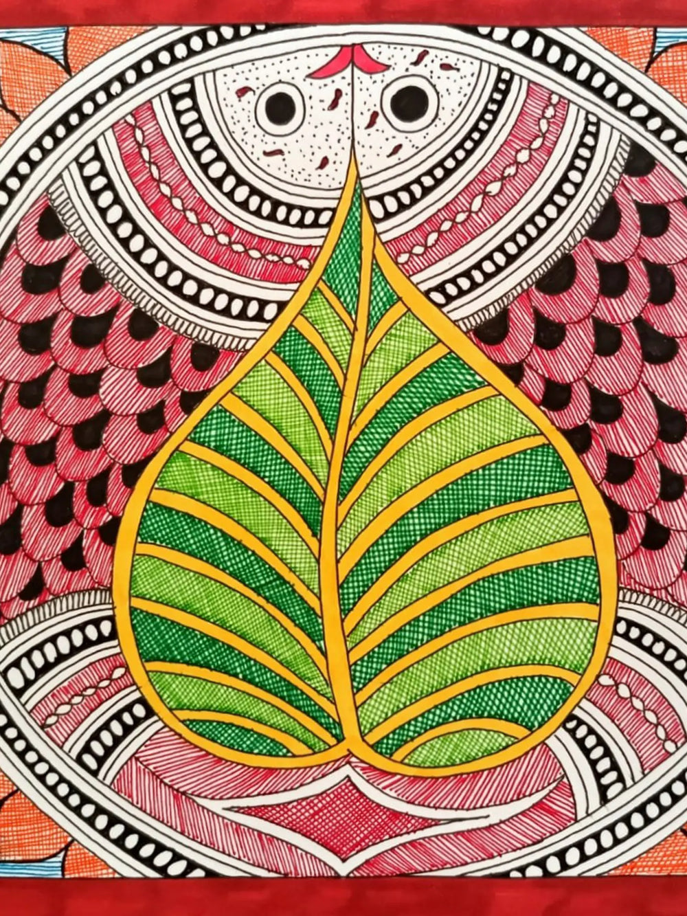 Fish In The Pond | Alcohol Markers And Fineliners On Paper | By Ruchi