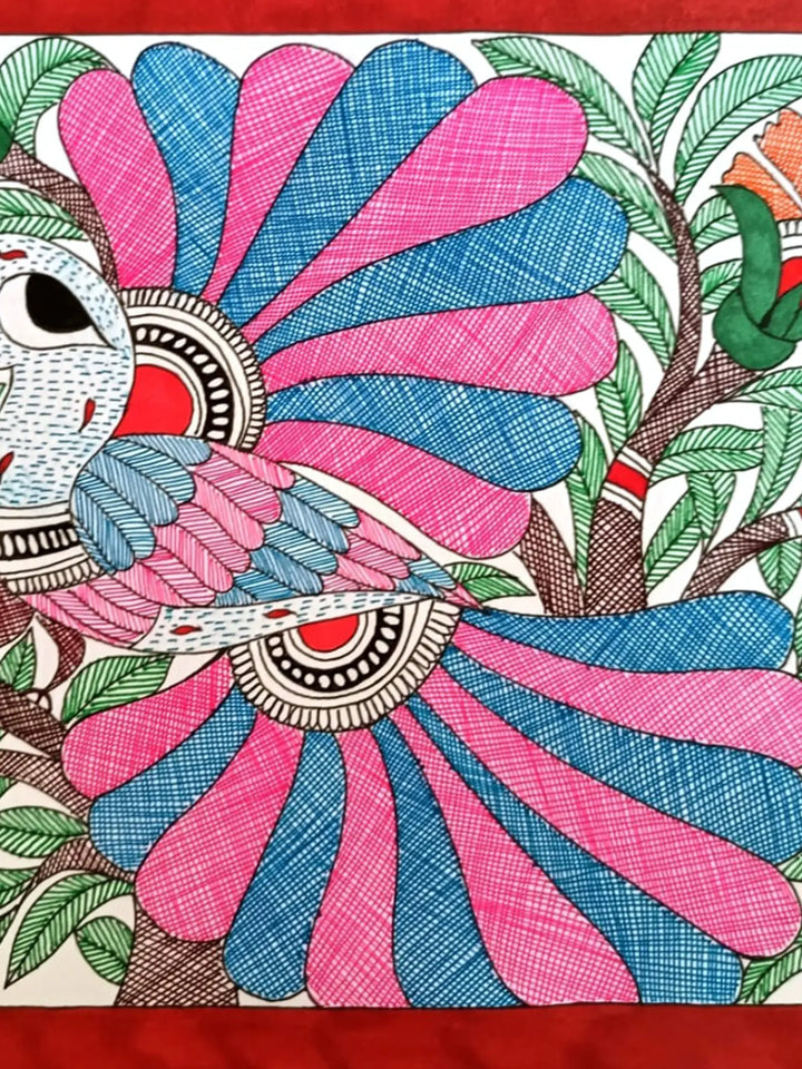 Bird on the Branches Painting on Paper · view 3