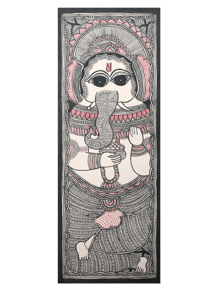 Lord Ganesha Painting on Handmade Paper · view 1