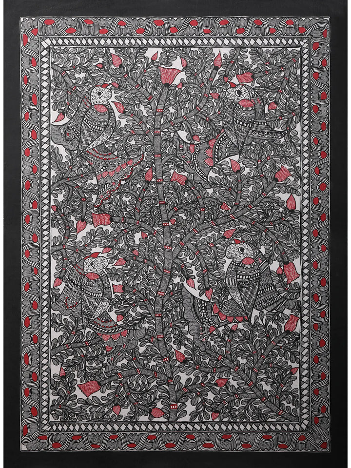 Tree of Life Painting on Handmade Paper · view 1