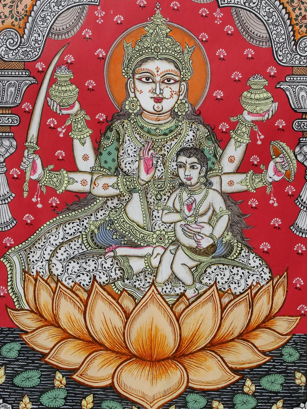 Masterpiece of Ashtalakshmi - Eight Forms of Goddess Lakshmi