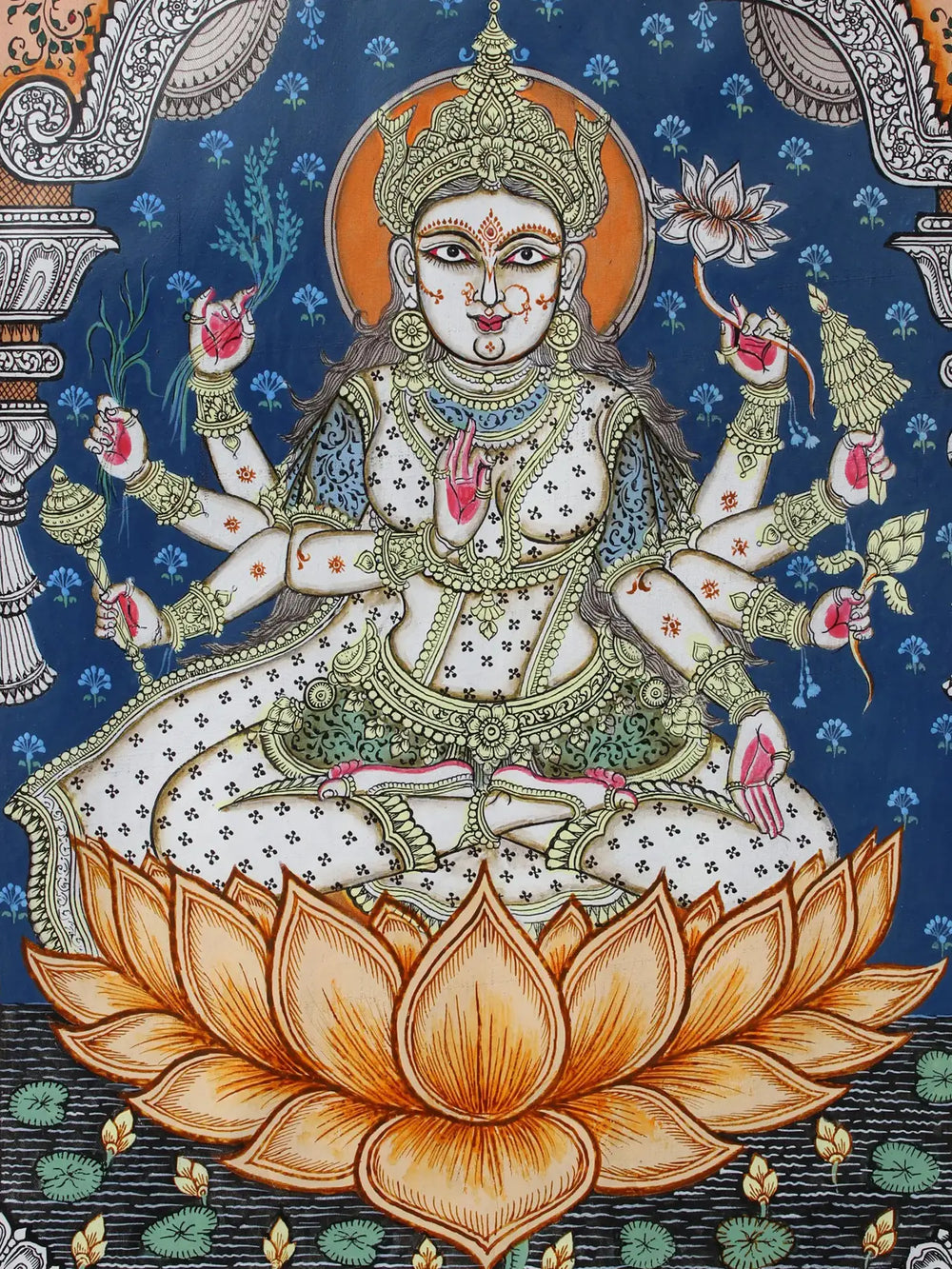 Masterpiece of Ashtalakshmi - Eight Forms of Goddess Lakshmi