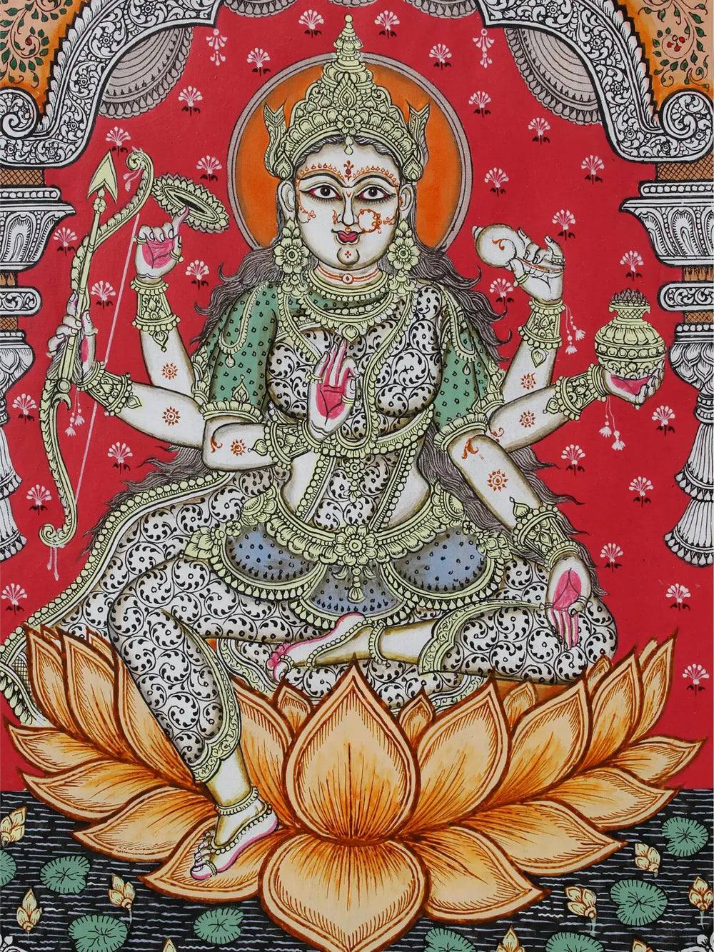 Masterpiece of Ashtalakshmi - Eight Forms of Goddess Lakshmi