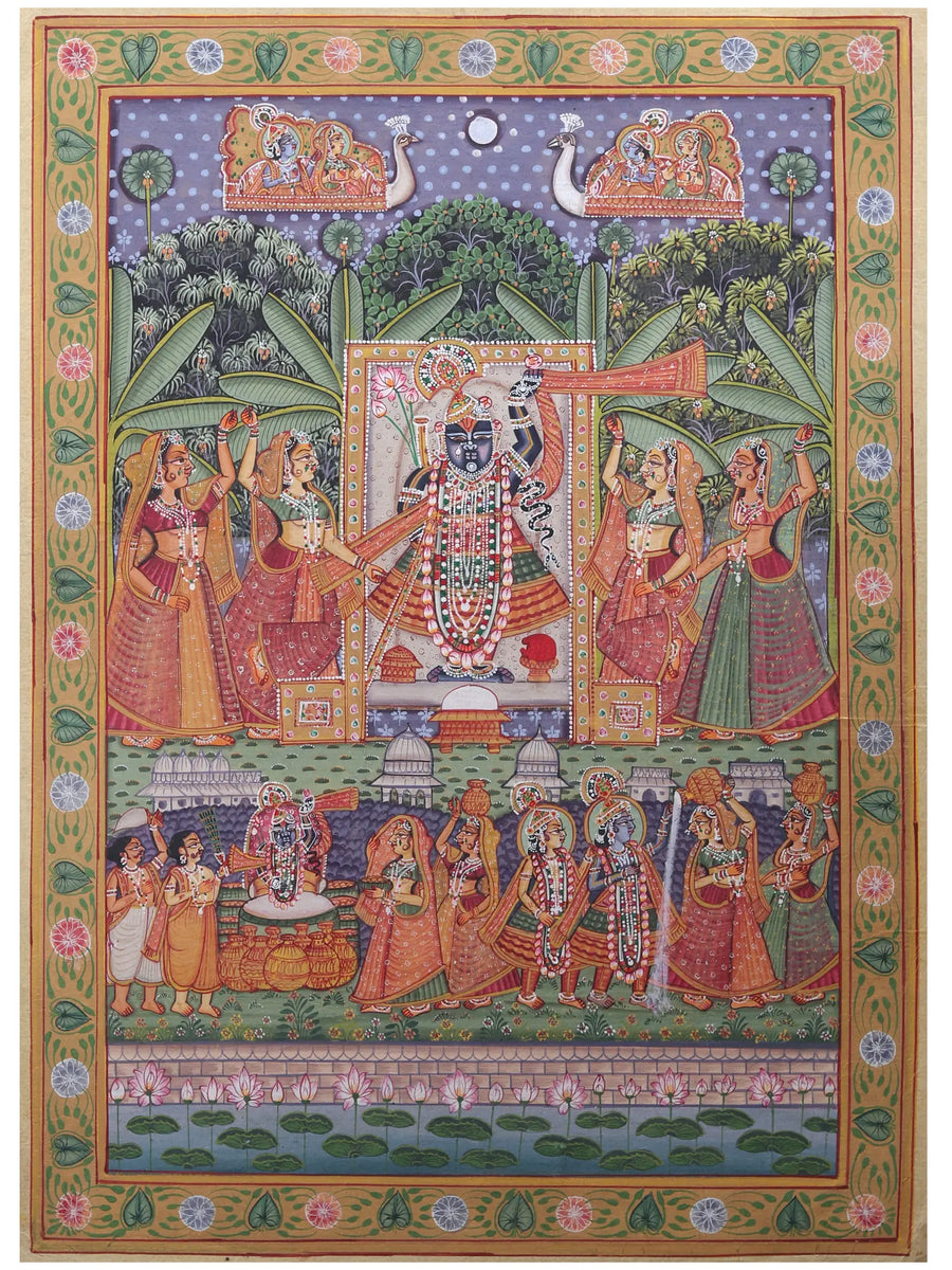 Shrinathji Pichhwai Pichwai Painting on Paper