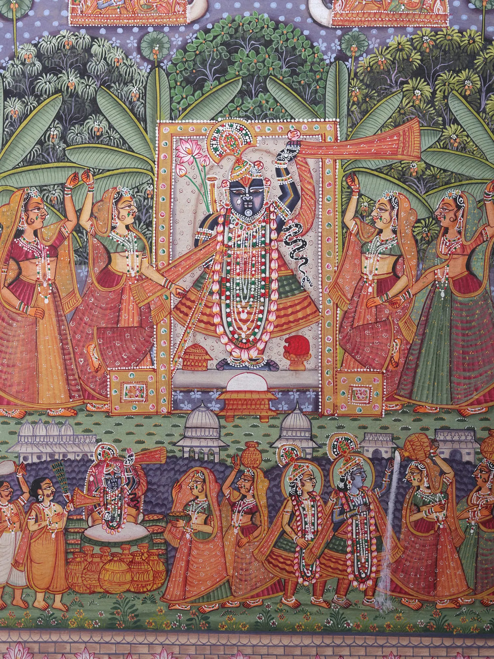 Shrinathji Pichhwai Art | Watercolor on Paper