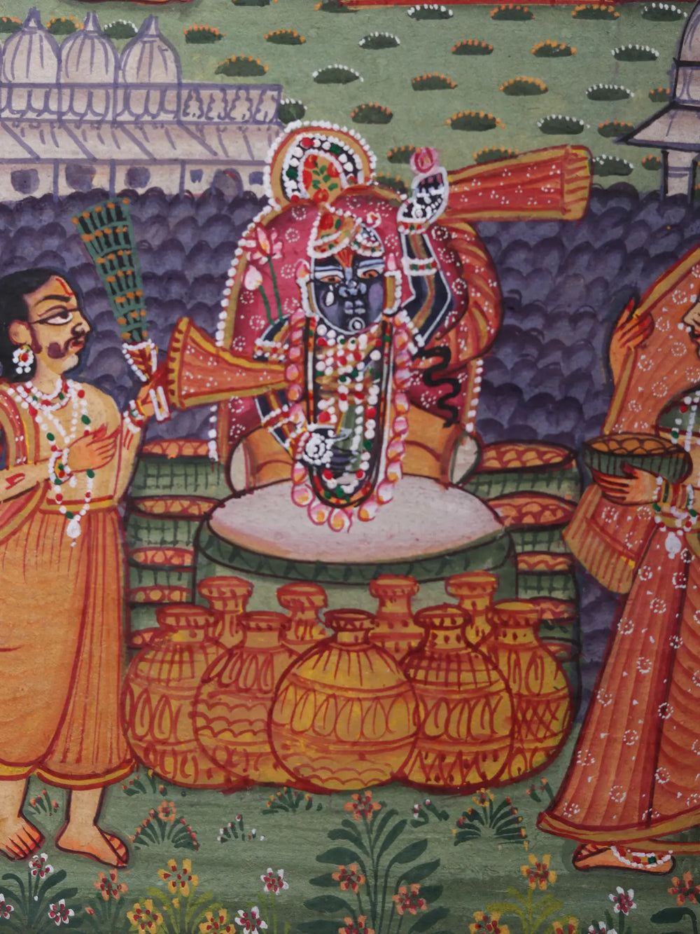 Shrinathji Pichhwai Art | Watercolor on Paper
