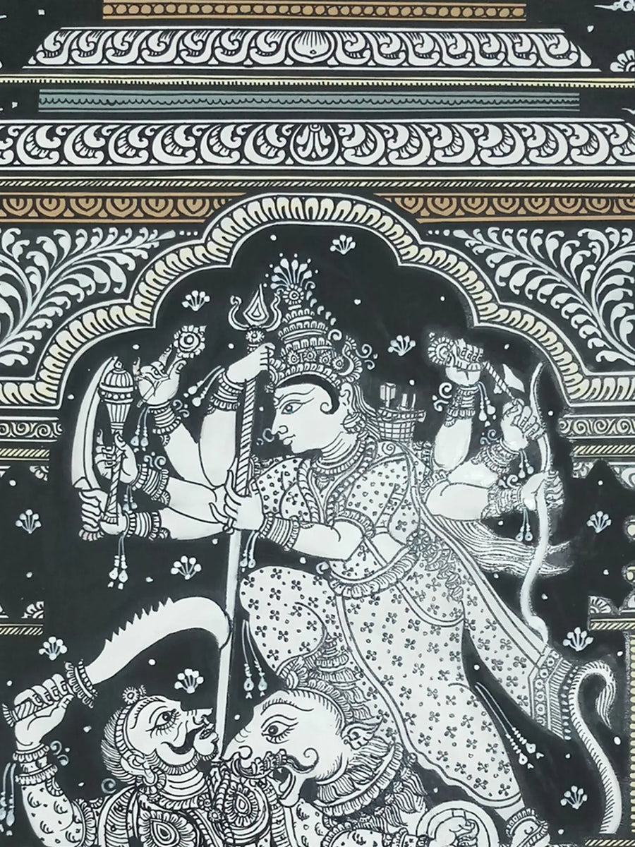 Mahishasura Mardini Painting
