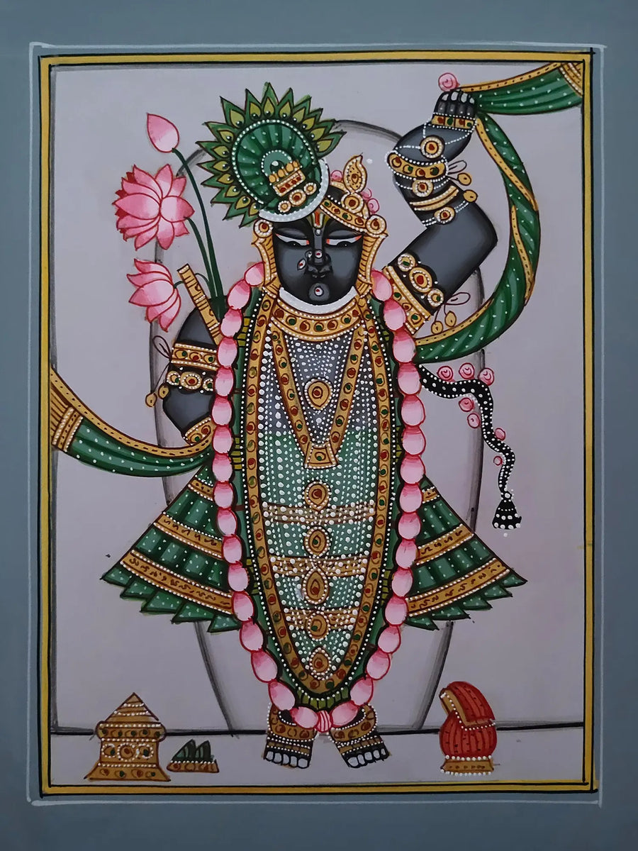 Pichawai Shrinathji Pichwai Painting on Paper