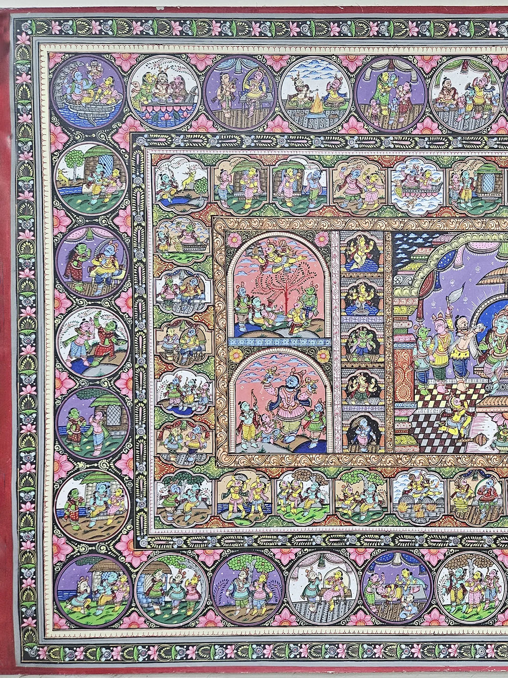 Ramayana (Lord Rama'S Darbar) | Pattachitra Painting | By Rabi Behera