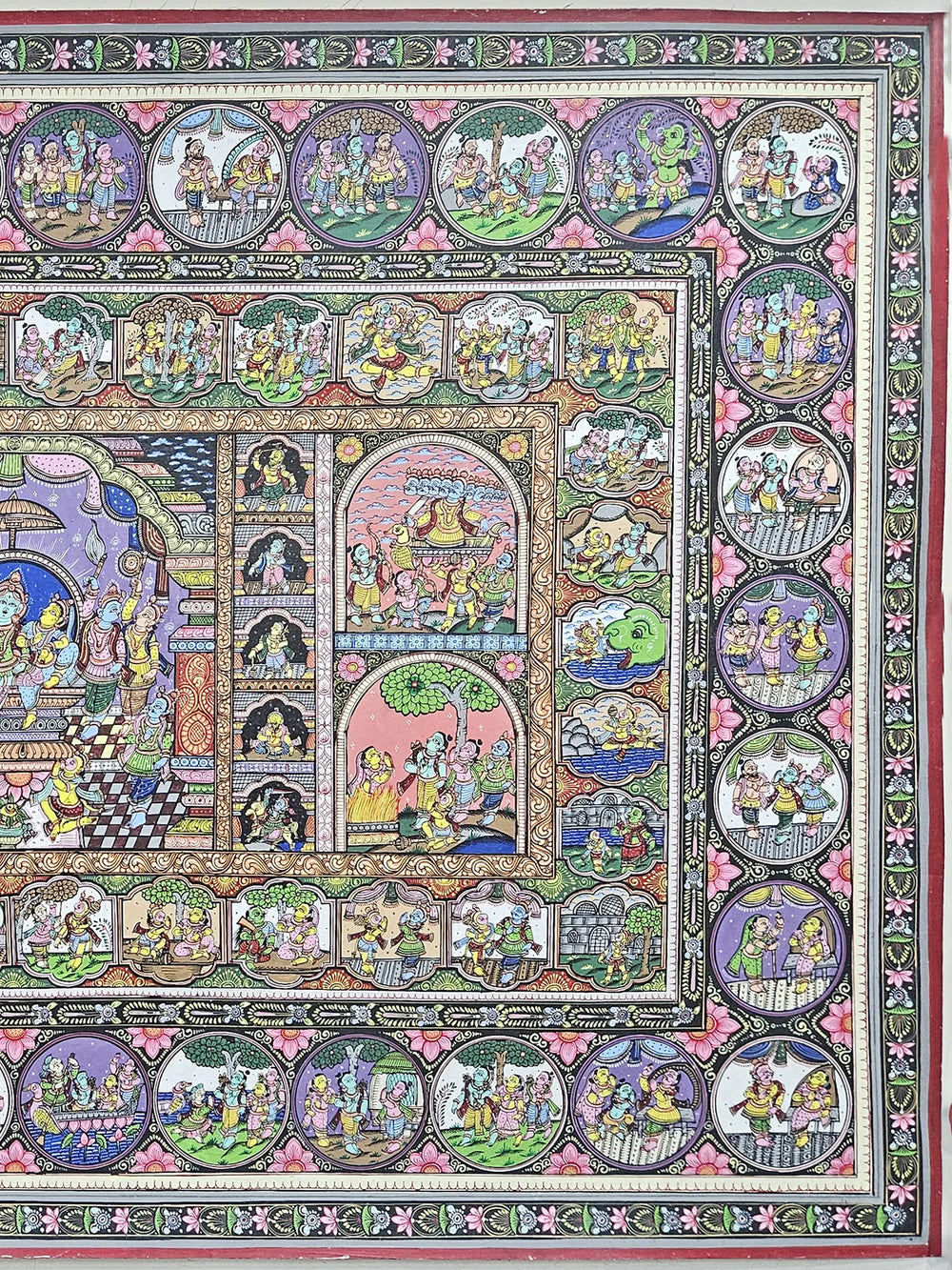 Ramayana (Lord Rama'S Darbar) | Pattachitra Painting | By Rabi Behera