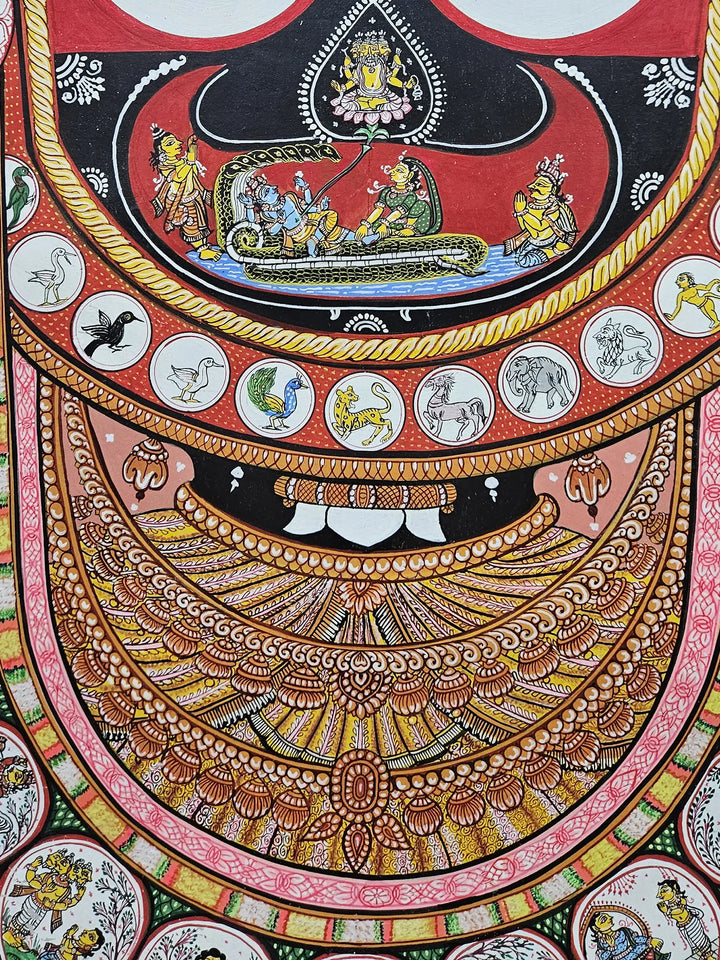 Jagannath Ji Pattachitra Painting on Canvas · view 3