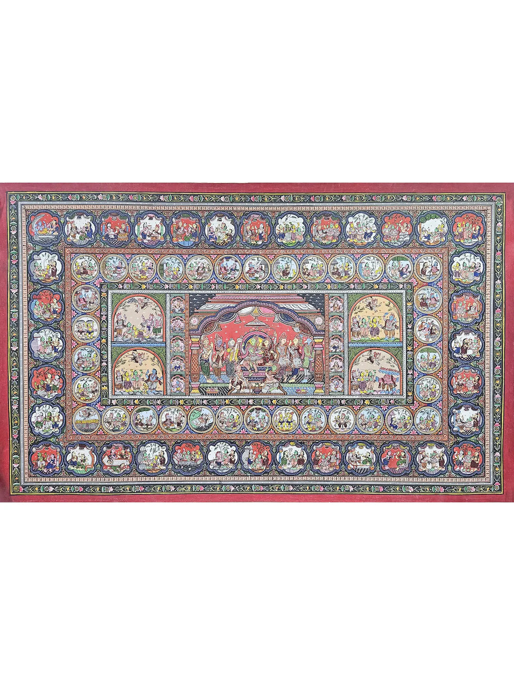 Lord Rama'S Darbar (Ramayan Story) | Pattachitra Painting | By Rabi Behera