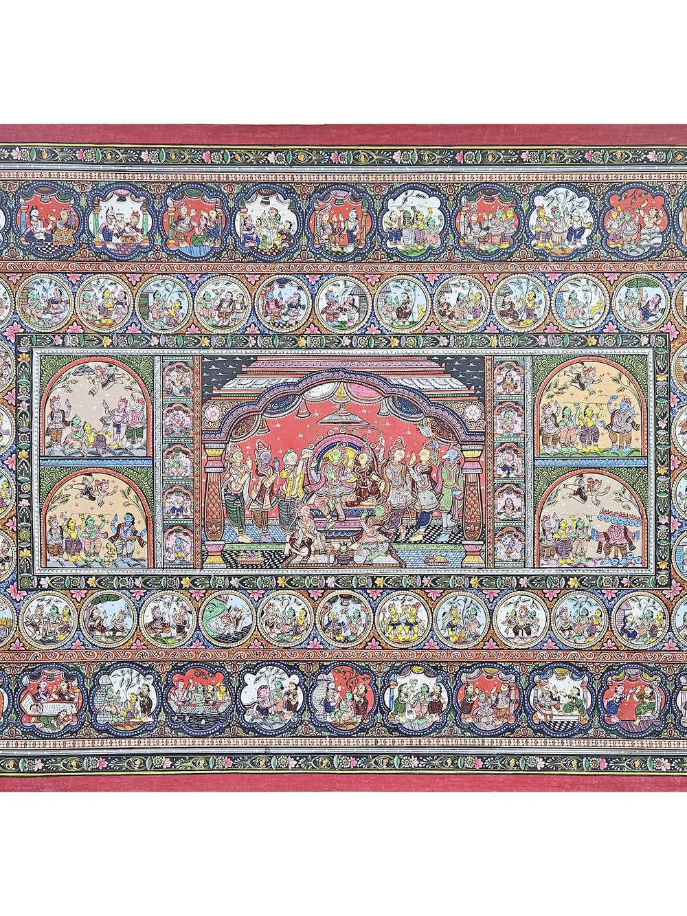 Lord Rama'S Darbar (Ramayan Story) | Pattachitra Painting | By Rabi Behera