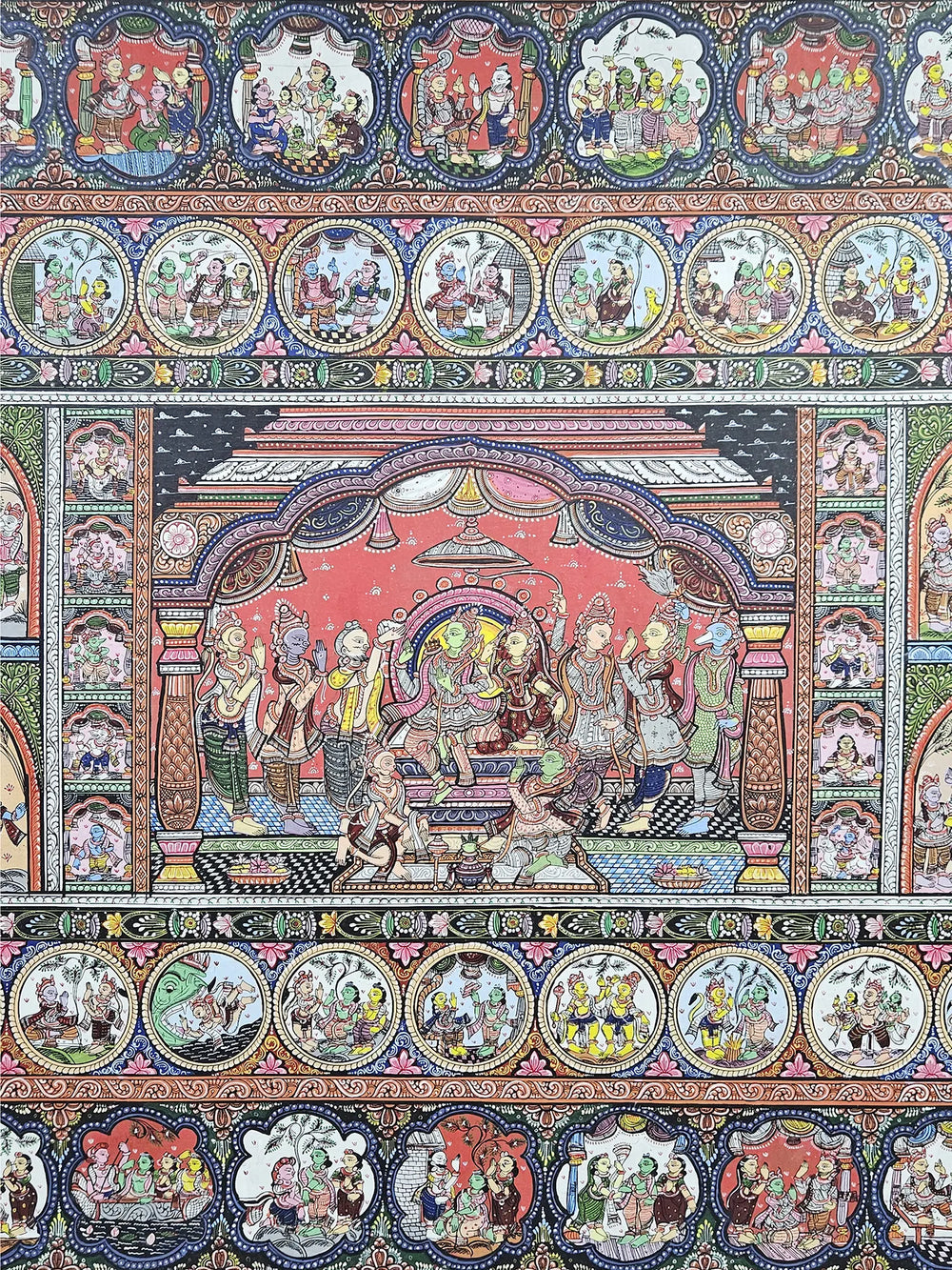 Lord Rama'S Darbar (Ramayan Story) | Pattachitra Painting | By Rabi Behera