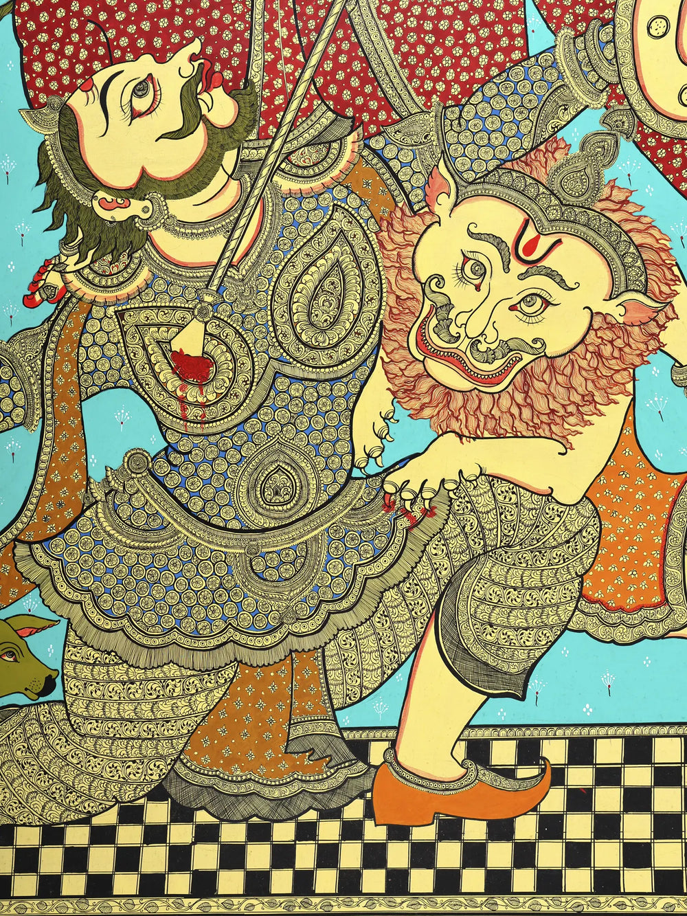 Is This The Finest Painting of Goddess Durga Ever Made ?