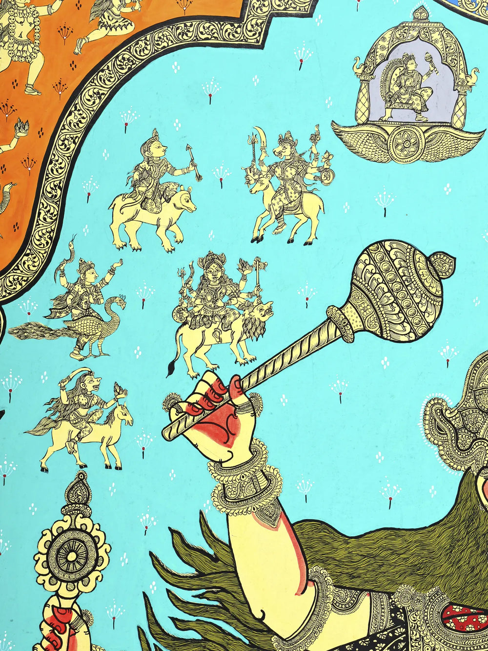 Is This The Finest Painting of Goddess Durga Ever Made ?
