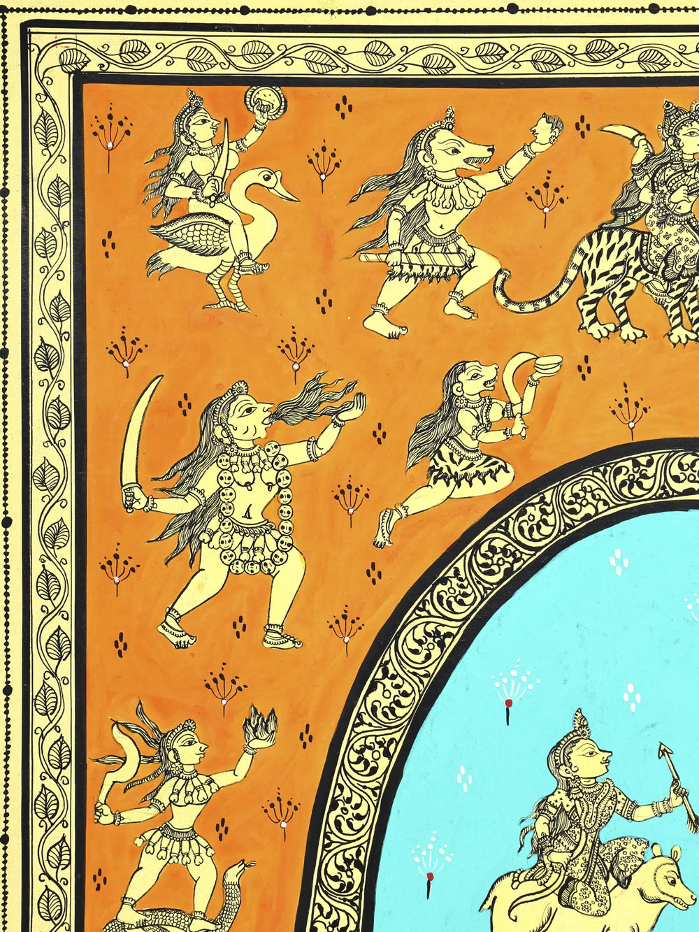 Is This The Finest Painting of Goddess Durga Ever Made ?