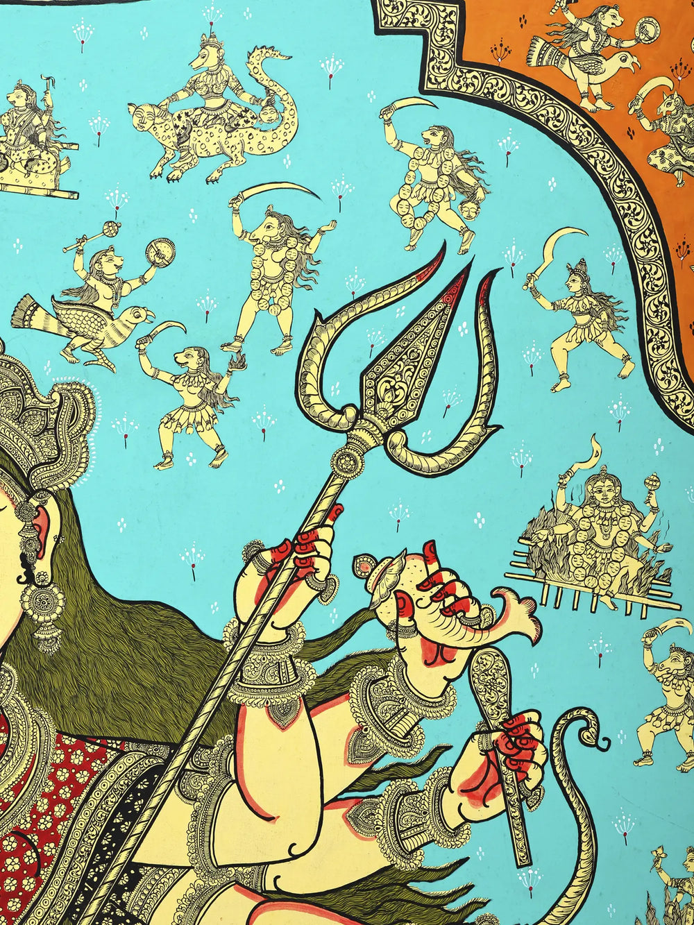 Is This The Finest Painting of Goddess Durga Ever Made ?