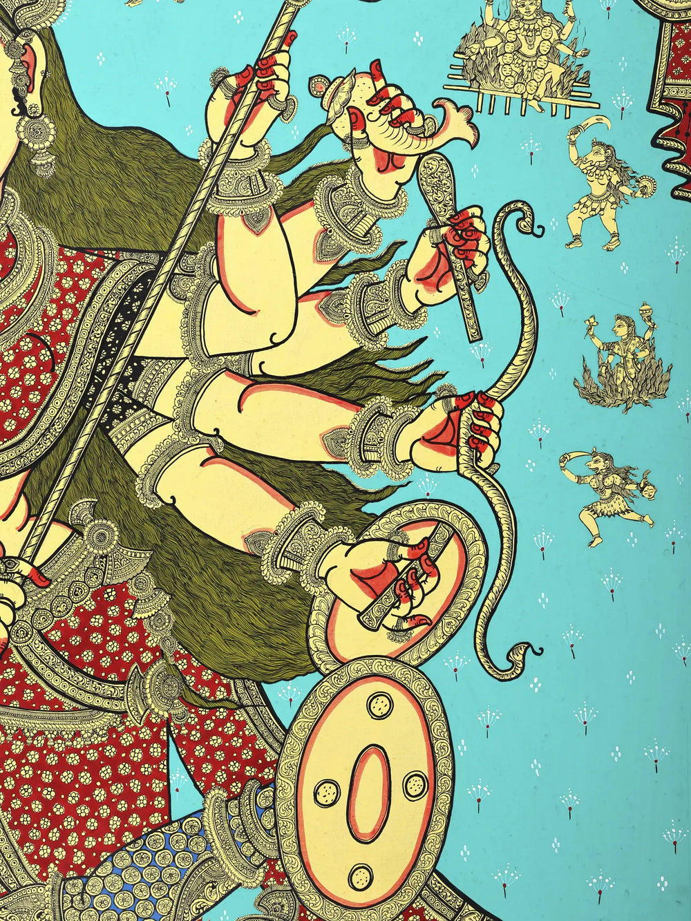 Is This The Finest Painting of Goddess Durga Ever Made ?