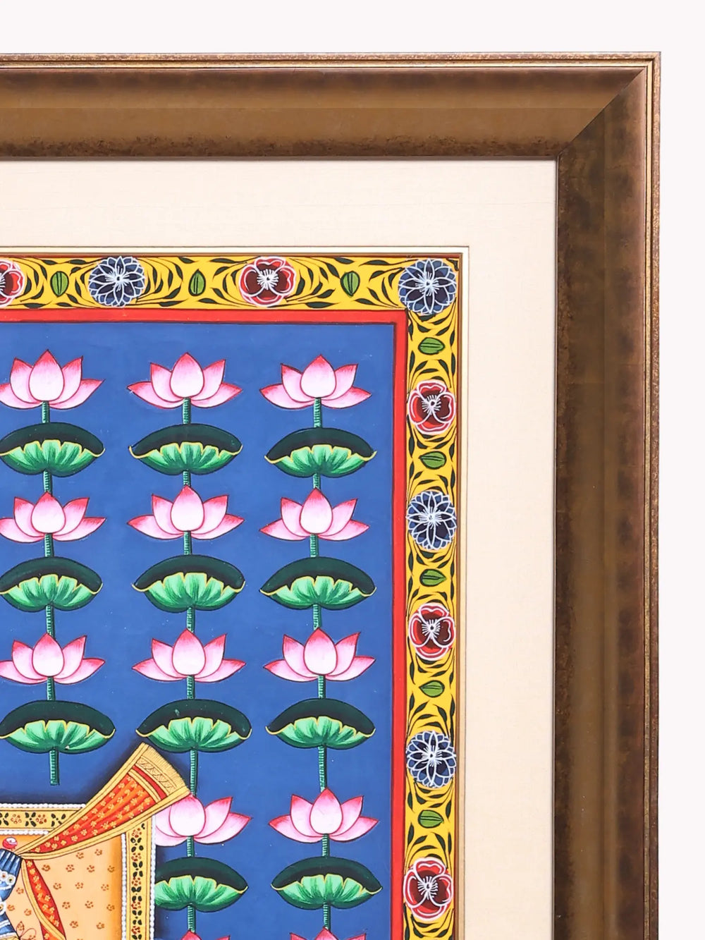 Shrinathji - Form of Lord Krishna | Unframed Pichwai Painting