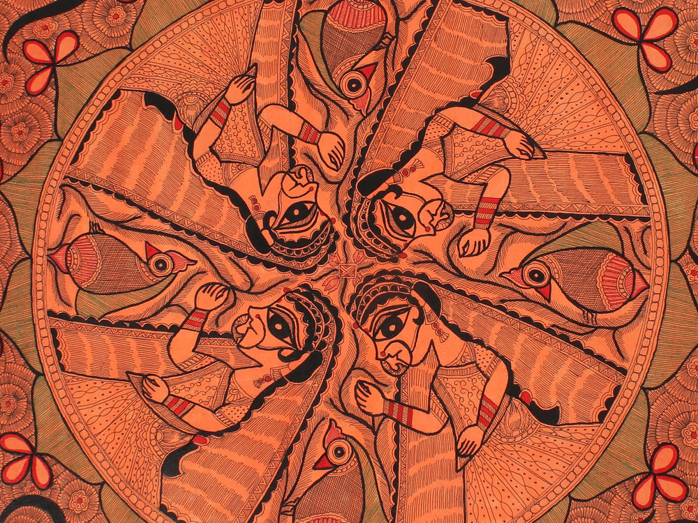 Radharani - Mandala Art | Madhubani Painting