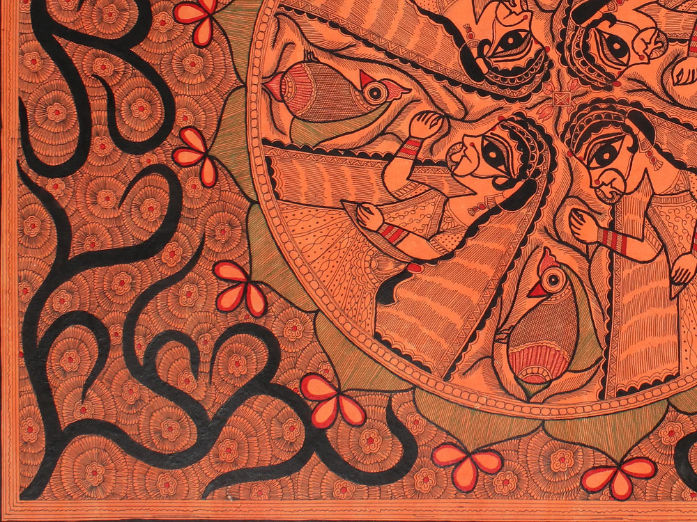 Radharani - Mandala Art | Madhubani Painting