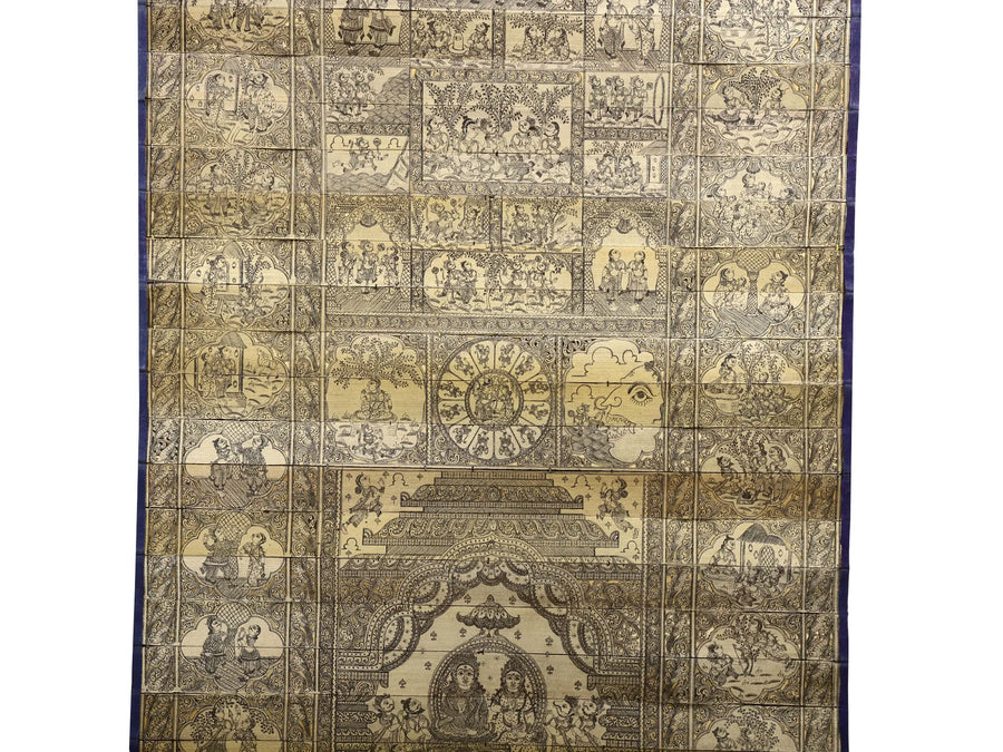 Superfine Large Story of Shri Ram Chandra (Ramayana) Painting on Palm Leaf by Rabi Behera