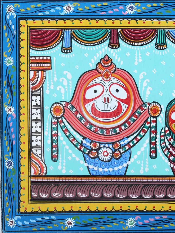 Shri Jagannath Ji Pattachitra Painting on Cloth by Rabi Behera · view 2