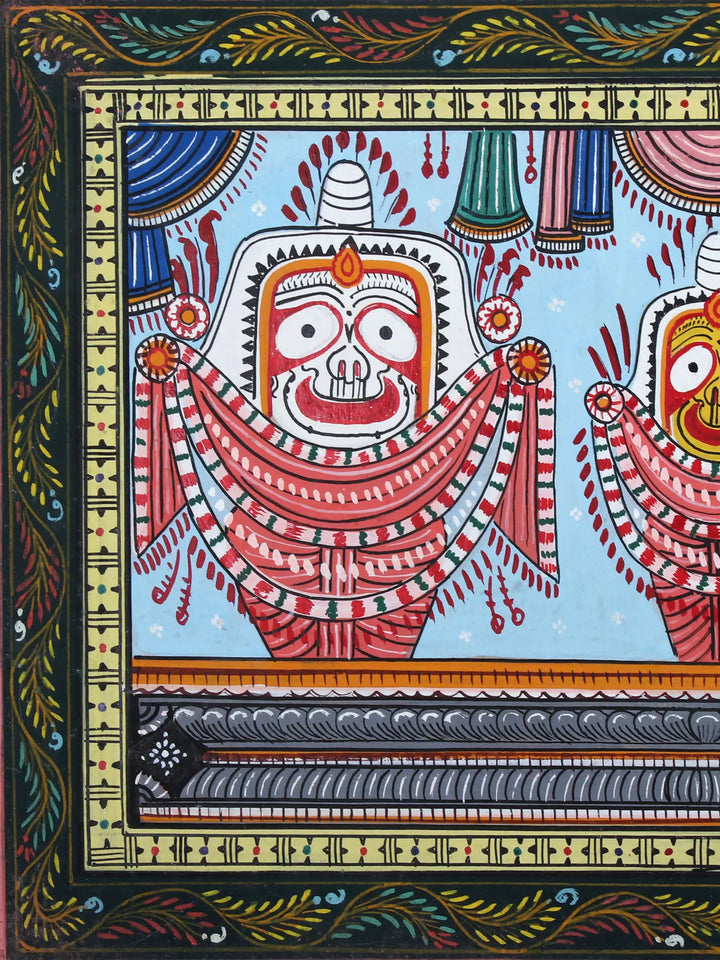 Lord Jagannath Ji Pattachitra Painting on Cloth by Rabi Behera · view 2