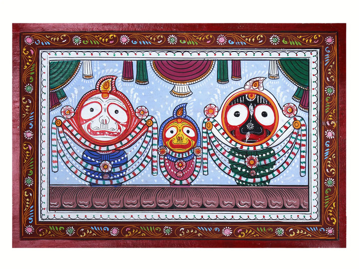 Lord Jagannath Ji Pattachitra Painting on Cloth by Rabi Behera · view 1