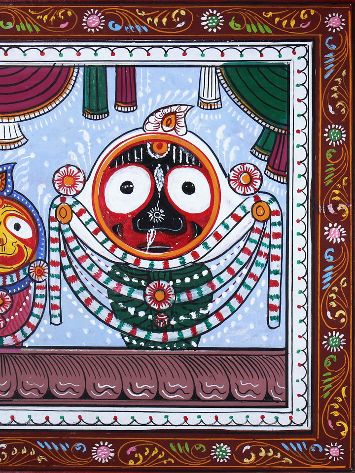 Lord Jagannath Ji Pattachitra Painting on Cloth by Rabi Behera · view 4