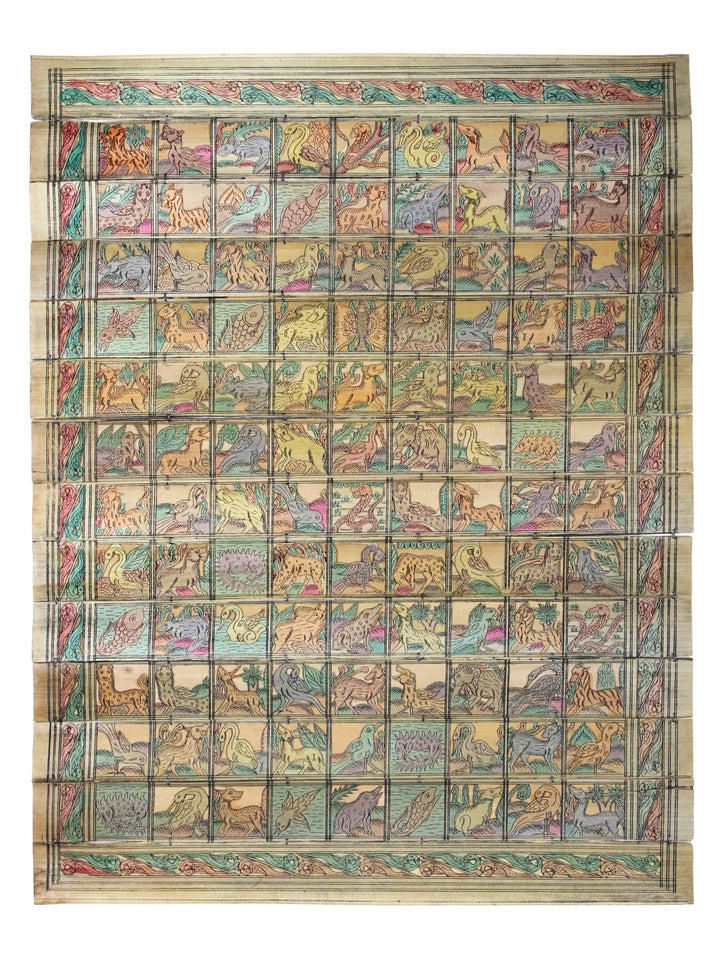 Wildlife Pattachitra Painting on Cloth by Rabi Behera · view 1